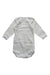 A White Long Sleeve Bodysuits from Petit Bateau in size 3T for neutral. (Back View)