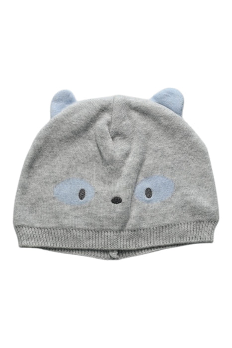 A Grey Beanies from Chicco in size 0-3M for neutral. (Front View)