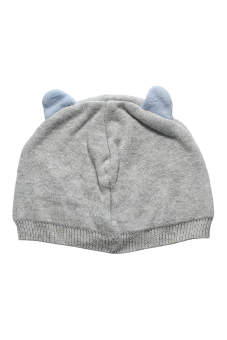 A Grey Beanies from Chicco in size 0-3M for neutral. (Back View)