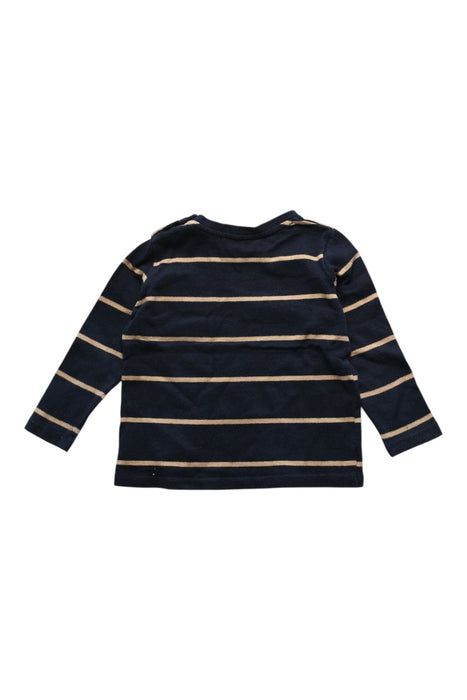 A Navy Long Sleeve T Shirts from Seed in size 2T for neutral. (Back View)
