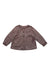 A Taupe Long Sleeve Shirts from Du Pareil au même in size 18-24M for girl. (Front View)