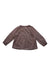 A Taupe Long Sleeve Shirts from Du Pareil au même in size 18-24M for girl. (Back View)
