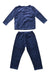 A Blue Pyjama Sets from Du Pareil au même in size 2T for girl. (Back View)