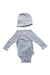 A White Long Sleeve Bodysuits from Sucre d'Orge in size 0-3M for boy. (Back View)