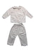 A White Pyjama Sets from Acanthe in size 2T for girl. (Front View)