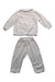 A White Pyjama Sets from Acanthe in size 2T for girl. (Back View)