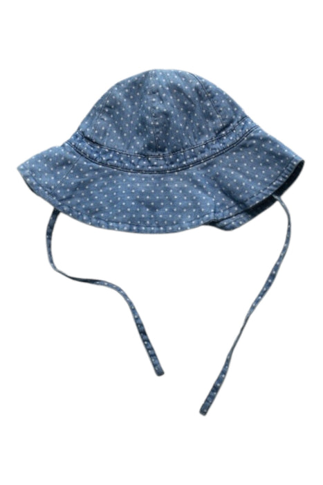 A Blue Sun Hats from Petit Bateau in size 6-12M for neutral. (Back View)