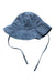 A Blue Sun Hats from Petit Bateau in size 6-12M for neutral. (Back View)