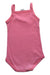 A Pink Sleeveless Bodysuits from Petit Bateau in size 6-12M for girl. (Back View)