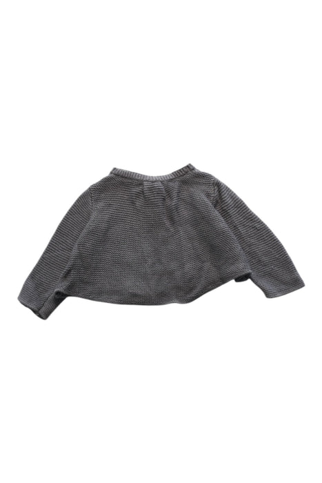 A Grey Cardigans from Chateau de Sable in size 3-6M for girl. (Back View)