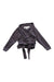 A Purple Cardigans from Chateau de Sable in size 6-12M for girl. (Front View)
