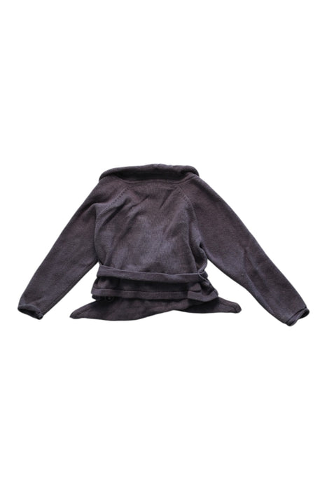A Purple Cardigans from Chateau de Sable in size 6-12M for girl. (Back View)