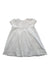 A White Short Sleeve Dresses from Bout'Chou in size 12-18M for girl. (Front View)