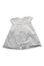 A White Short Sleeve Dresses from Bout'Chou in size 12-18M for girl. (Back View)
