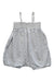A Blue Sleeveless Rompers from Bout'Chou in size 0-3M for girl. (Back View)