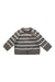 A Grey Knit Sweaters from The Little White Company in size 3-6M for boy. (Front View)