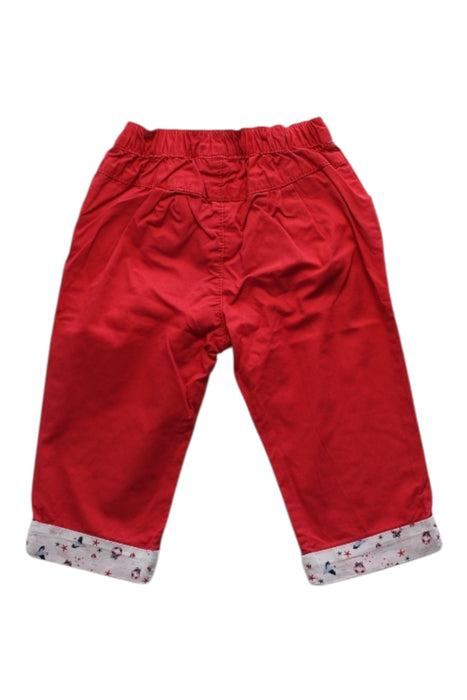 A Red Casual Pants from Sergent Major in size 6-12M for girl. (Back View)