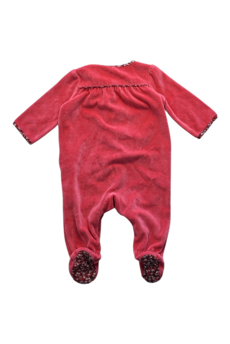 A Red Onesies from Sergent Major in size 0-3M for girl. (Back View)