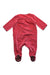 A Red Onesies from Sergent Major in size 0-3M for girl. (Back View)