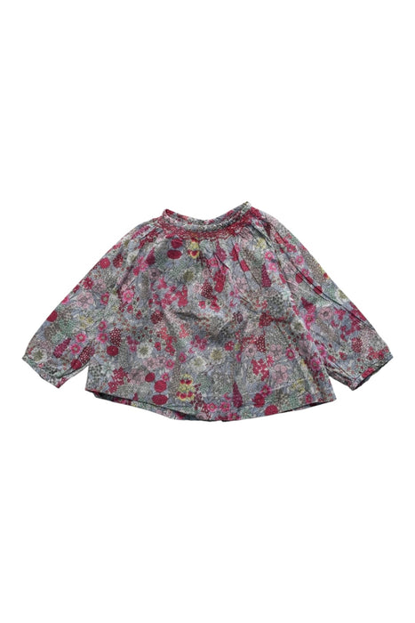 A Multicolour Long Sleeve Tops from Jacadi in size 6-12M for girl. (Front View)