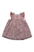 A Pink Sleeveless Dresses from Petit Bateau in size 3-6M for girl. (Front View)