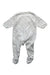 A White Onesies from Petit Bateau in size 3-6M for girl. (Back View)