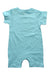 A Blue Bodysuits from NASS in size 3-6M for girl. (Back View)