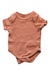 A Peach Bodysuits from Vertbaudet in size 6-12M for neutral. (Front View)