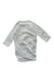 A White Long Sleeve Bodysuits from Petit Bateau in size 0-3M for neutral. (Back View)