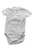 A  Bodysuits from Petit Bateau in size 0-3M for neutral. (Front View)