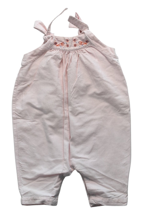 A Pink Bodysuits from Les Enfantines in size 3-6M for girl. (Front View)