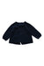 A Navy Cardigans from Bout'Chou in size 3-6M for neutral. (Back View)