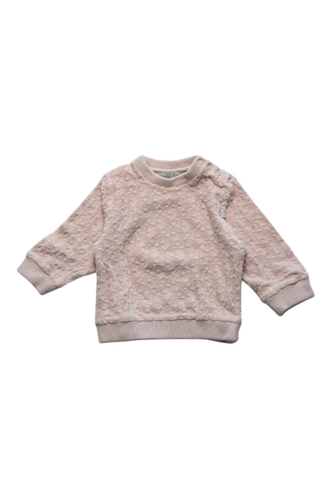 A Pink Crewneck Sweatshirts from Dior in size 0-3M for girl. (Front View)