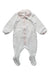 A White Onesies from Dior in size 0-3M for girl. (Front View)