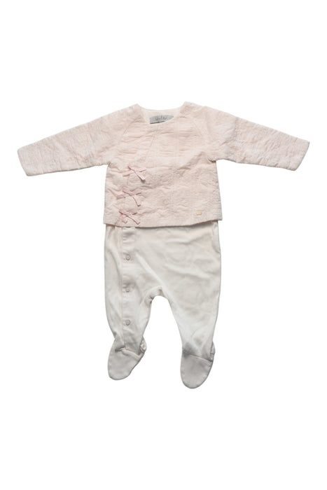 A Pink Pants Sets from Dior in size 0-3M for girl. (Front View)