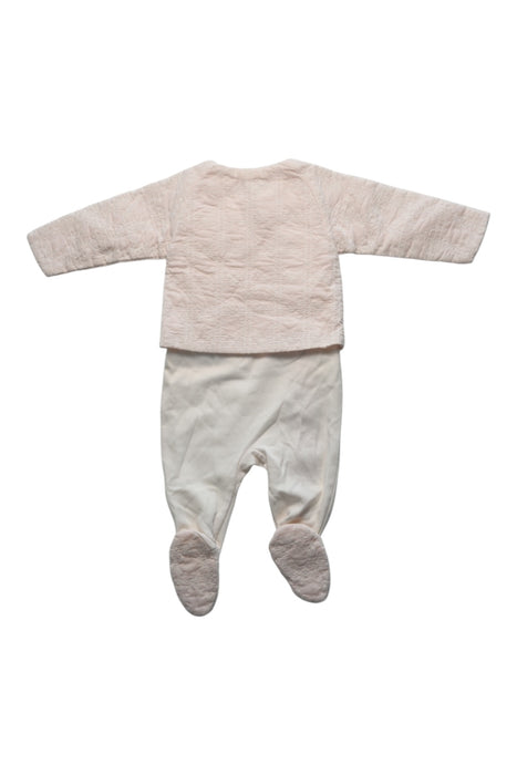 A Pink Pants Sets from Dior in size 0-3M for girl. (Back View)