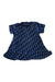 A Blue Short Sleeve Dresses from Dior in size 0-3M for girl. (Front View)