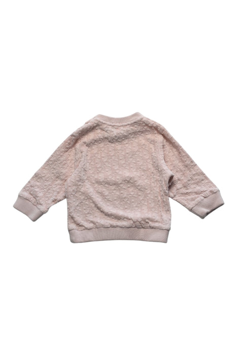 A Pink Crewneck Sweatshirts from Dior in size 0-3M for girl. (Back View)