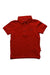 A Red Short Sleeve Polos from Tommy Hilfiger in size 3T for boy. (Front View)