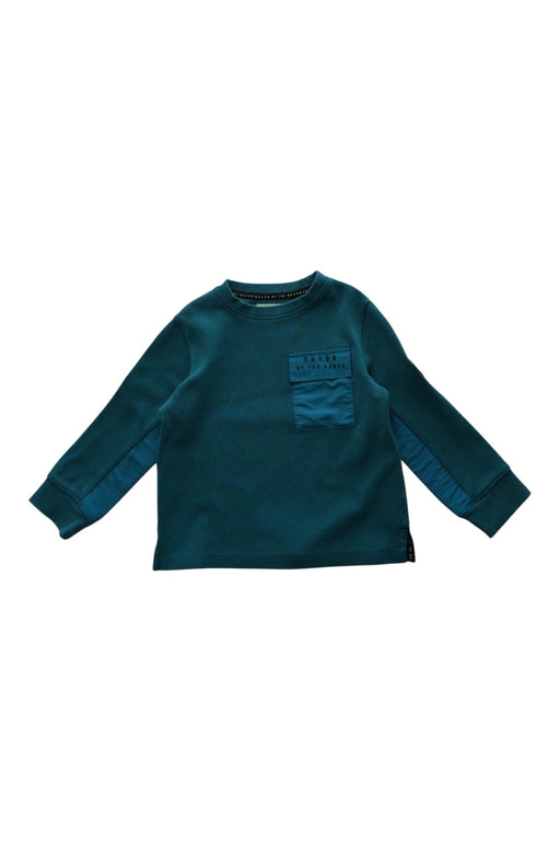 A Teal Long Sleeve Tops from Baker by Ted Baker in size 4T for boy. (Front View)