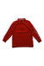A Red Long Sleeve Polos from Tommy Hilfiger in size 4T for boy. (Front View)