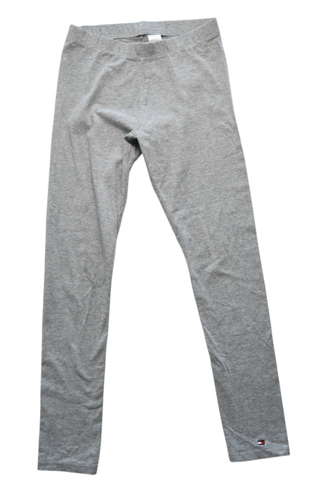 A Grey Leggings from Tommy Hilfiger in size 10Y for girl. (Front View)