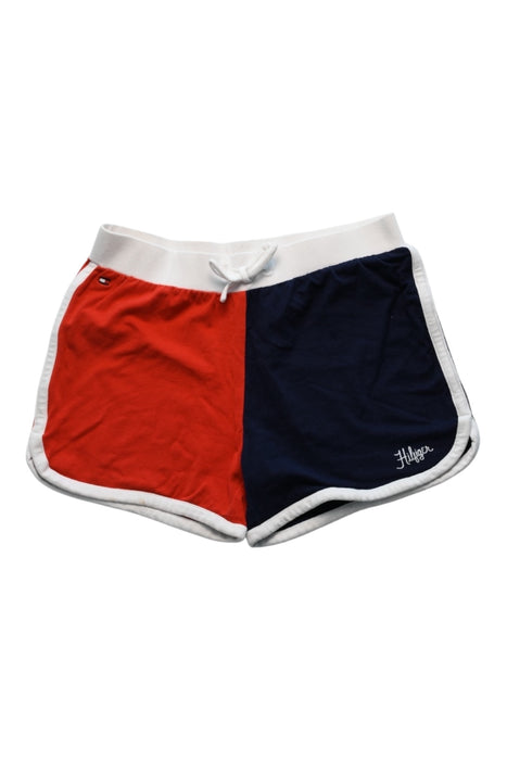 A Red Shorts from Tommy Hilfiger in size 10Y for girl. (Front View)