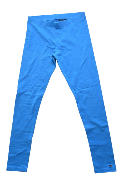 A Blue Leggings from Tommy Hilfiger in size 10Y for girl. (Front View)