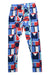 A Multicolour Leggings from Tommy Hilfiger in size 10Y for girl. (Back View)