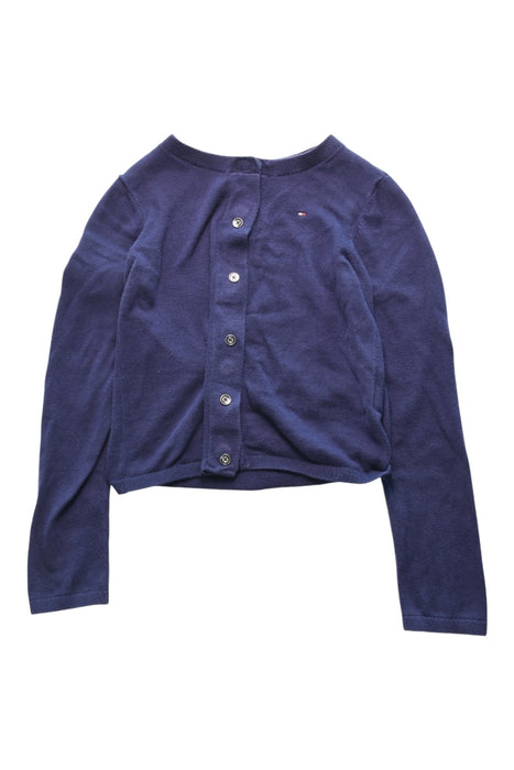 A Navy Long Sleeve Shirts from Tommy Hilfiger in size 10Y for girl. (Front View)