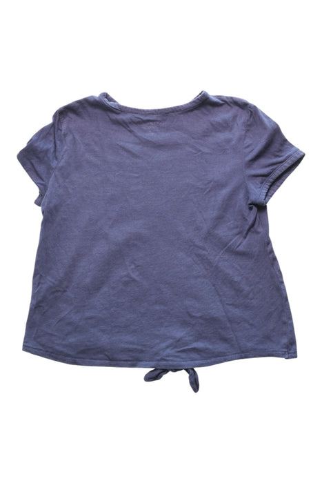 A Navy Short Sleeve T Shirts from Tommy Hilfiger in size 10Y for girl. (Back View)