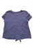 A Navy Short Sleeve T Shirts from Tommy Hilfiger in size 10Y for girl. (Back View)