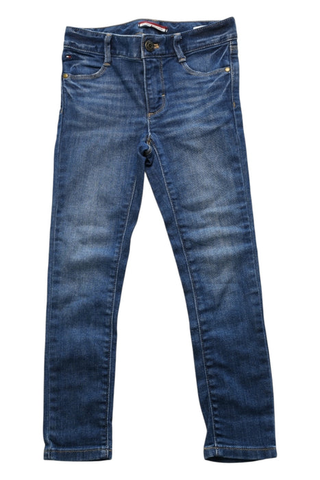 A Blue Jeans from Tommy Hilfiger in size 6T for girl. (Front View)
