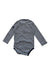 A Navy Long Sleeve Bodysuits from Ralph Lauren in size 6-12M for girl. (Back View)